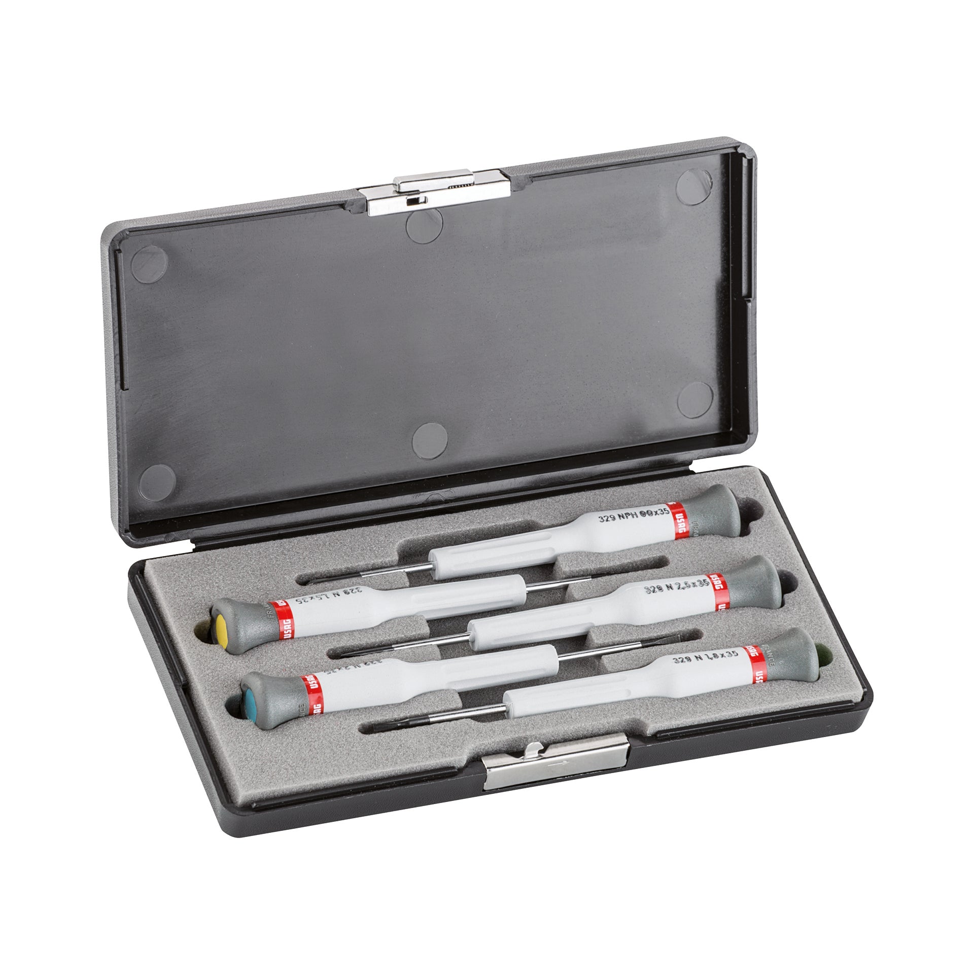 329 N/S5 - Serie di 5 giraviti per viti con intaglio e impronta a croce phillips® - Usag - U03290056 329 N/S5 - Serie di 5 giraviti per viti con intaglio e impronta a croce phillips® - Usag - U03290056
